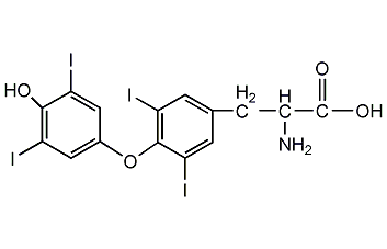 l-甲狀腺素結(jié)構(gòu)式